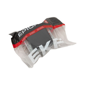 Механизм розетки, 16А, IP44, с заземлением, со шторками, c крышкой, ч-рный Эпика EKF UP1-SOB-111-44