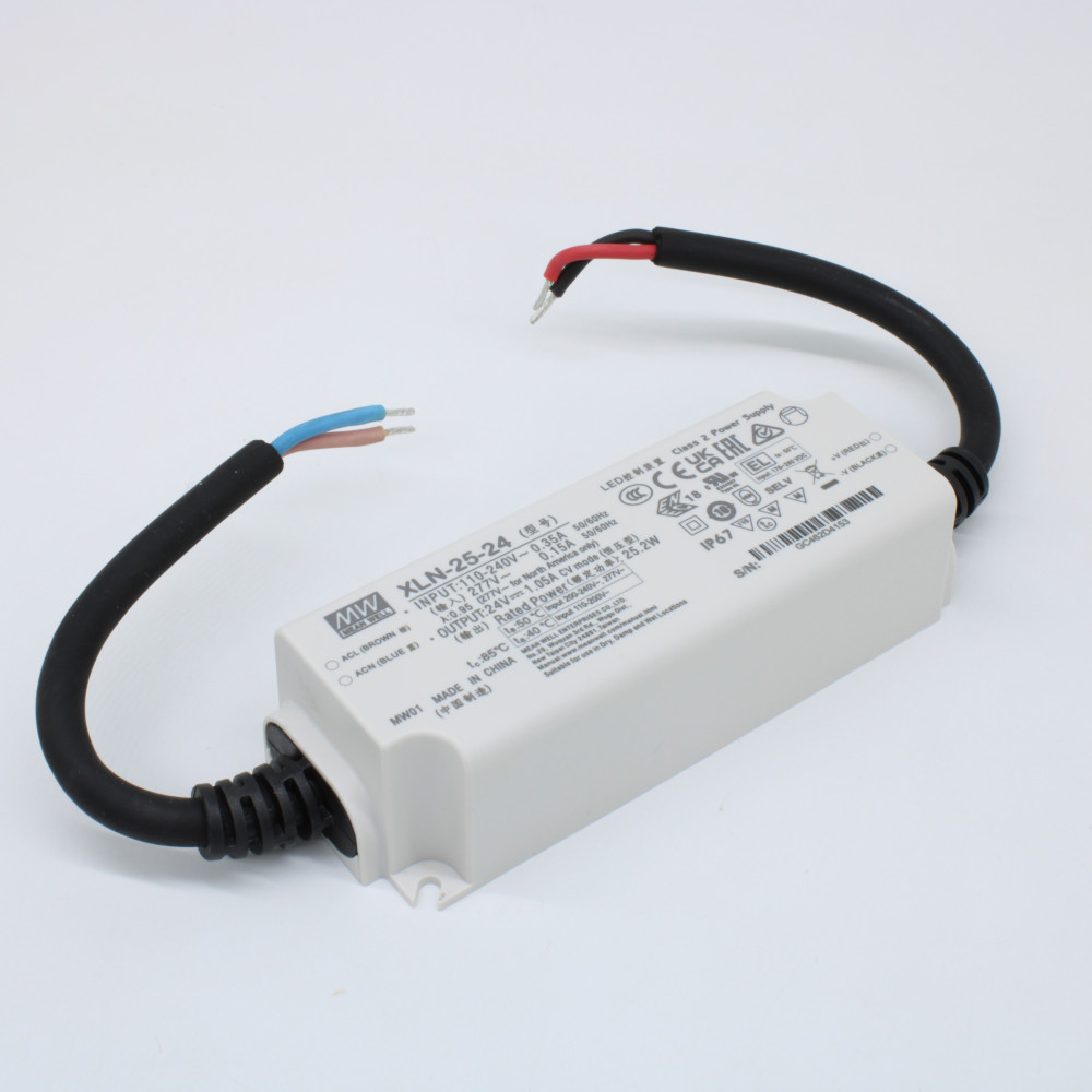 Изображение товара LED-драйвер XLN-25-24 25.2Вт IP67 стабилизация тока для LED