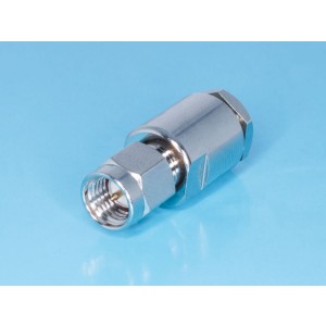 SMA-S58P, Разъем SMA вилка на кабель RG-58, пайка