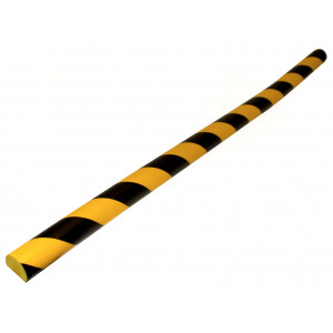 gws225018, Самоклеющийся полиуретановый защитный амортизатор, модель С, желтый-черный,1 м