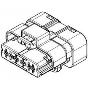 211PC069S6149, Автомобильные разъемы 6W NM SEAL FM HSING BLUE 1.5MM TERM SZ