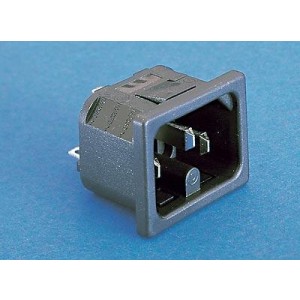 PX0595/20/63, Модули подачи электропитания переменного тока SNAP-FIT 2MM PANEL 6.3MM TAB