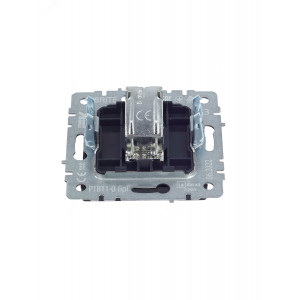 IEK BRITE BASE Графит Розетка TV оконеч РТВ11-0-БрГ