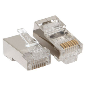 Коннектор RJ-45 TERACOM PRO экранированный 8P8C 30мкд Cat.6 (упак.20шт) [Коннектор RJ-45 TERACOM PRO экран. 8P8C]
