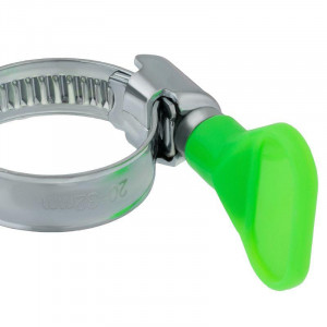 Хомут стальной червячный 20-32 с ключом W (Россия) 07-0620-1