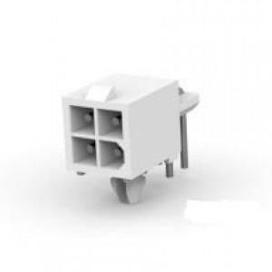1586610-1, Штыревые и гнездовые соединители HDR 4 POS R/A MINI