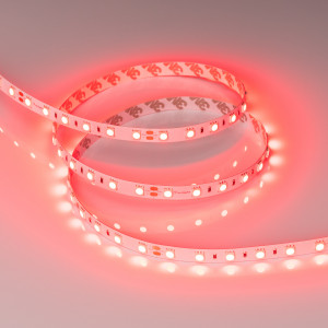 Лента RT-B60-10mm 24V Red (14.4 W/m, IP20, 5060, 5m) 008817(2), Светодиодная лента RT-B60, открытая. Светодиоды 5060, 60 шт/м (300 шт на 5 м), белая плата, ширина 10 мм, скотч 3M. Цвет КРАСНЫЙ 625 nm, угол 120°. Питание 24V, мощность 14.4 Вт/м (72 Вт на 5 м). Размеры 5000x10x2.2 мм. Мин. отрезок 100 мм, 6 светодиодов.