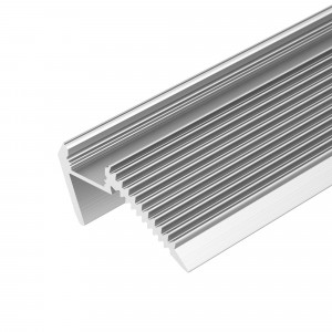 ARH-STAIR-W47-2000 ANOD, Под заказ от 60 м. Алюминиевый анодированный накладной профиль для ступеней. Габаритные размеры (LхWхH): 2000x49x26,7 мм (накладная часть на ступеньку 30мм). Ширина площадки для ленты 12 мм. Экраны, заглушки и другие аксессуары приобретаются отдельно.