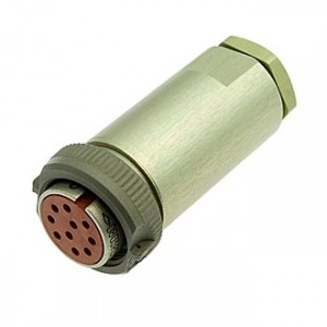 РС10ТВ РОЗЕТКА С/К, Соединитель цилиндрический низкочастотный розетка