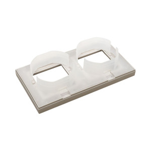 2 - местная рамка, IP44, шампань, пластик Эпика EKF UP1-FPC-02-44