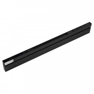 Светильник MAG-FLAT-FOLD-25-S600-18W Warm3000 (BK, 100 deg, 24V) 034238, Светильник поворотный для магнитных треков шириной 25мм, 18Вт. Цвет свечения ТЕПЛЫЙ 3000K, световой поток 1100лм, угол 100°, CRI>90. Корпус прямоугольный, металл, цвет черный, IP20. Размеры LxWxH 604x20x46мм. Входное напряжение DC24V, мощность 18Вт.