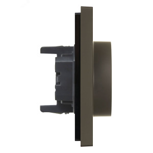 Розетка 2-м СП FORTE&PIANO FP323 16А с заземл. защ. шторки безвинт. крепл. сер. IEK FP-R24-16-1-K03