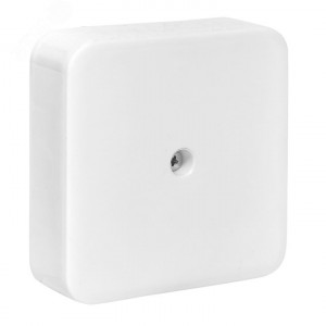 Коробка разветвительная KMP-030-030 наружная (75х75х26) белая PROxima plc-kmr-030-030