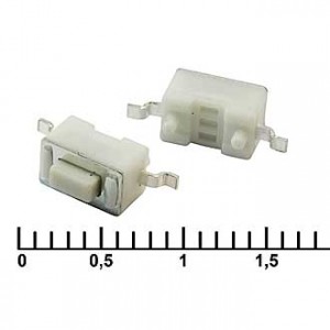 IT-1101NE-S (6X3X4.3), Кнопка тактильная IT-1101NE-S, 6x3x4.3 мм
