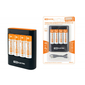 Зарядное устройство 36044Н (3600 mA 4 слота АА/ААА 4 кан.+4xAA2500 USB) SQ1702-0101