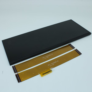 ZW-T123KZH-01, TFT 12.3", Разрешение: 1920x720, Тип: IPS, Яркость: 1000 кд/м2, Контроллер: N/A, 50 пин., Интерфейс: DUAL-LVDS, Размер модуля, мм: 302.53*123.57*6.51, Рабочая температура, С: -30~+85