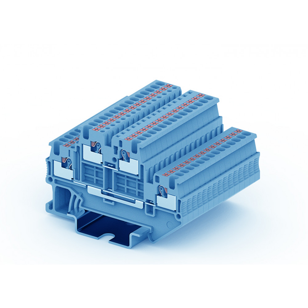 Изображение товара Этажная клемма TPD1.5-2-BU для автоматических щитов и электросетей