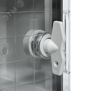 Щит пластиковый с монтажной платой прозр. дверь 300х200х130 мм IP65 PROxima PBT65MP001