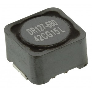 DR127-680-R, Катушка индуктивности SMD экранированная, 68 мкГн ±20%, 2.44 А, 105 мОм, 12.5 x 12.5 x 8мм