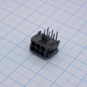 430450600, Разъем типа провод-плата, 3 мм, 6 контакт(-ов), Штыревой Разъем, Серия Micro-Fit 3.0