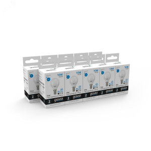 Лампа Elementary Шар 10W 750lm 6500K Е14 LED 1/10/100 53130