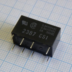 G5V-2-24DC, Signal Relay 24VDC 2A DPDT( (20.5mm 10.1mm 11.5mm)) THT