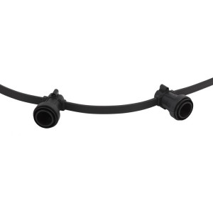 ERABL-L100/S40 Гирлянда Белт-лайт, Е27, шаг 40 см, IP65, 2 жил., 2х1,5мм2, каучук, медь, бухта 1 Б0049178