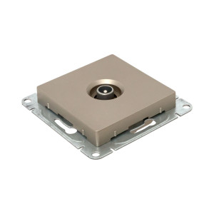 Механизм розетки TV, оконечная, шампань Эпика EKF UP1-SOC-TV-3