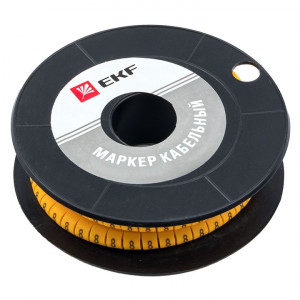 Маркер кабельный 6,0 мм2 