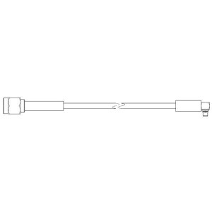 095-902-485-012, Соединения РЧ-кабелей SMA Str Plg - MMCX RA Plg 12inch RG-316