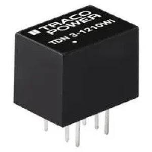 TDN 3-2410WI, Преобразователь DC/DC на печатную плату вход 24В выход 3.3В 0.7A 3Вт 6-Pin DIP модуль