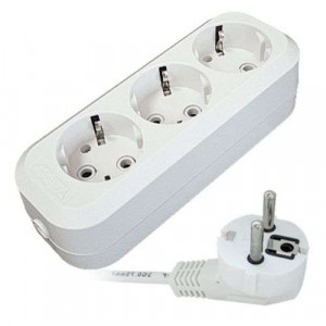 Удлинитель 3х5м с заземл. 13А IP20 Е-303 ПВС 3х1 АБС-пластик 9631978