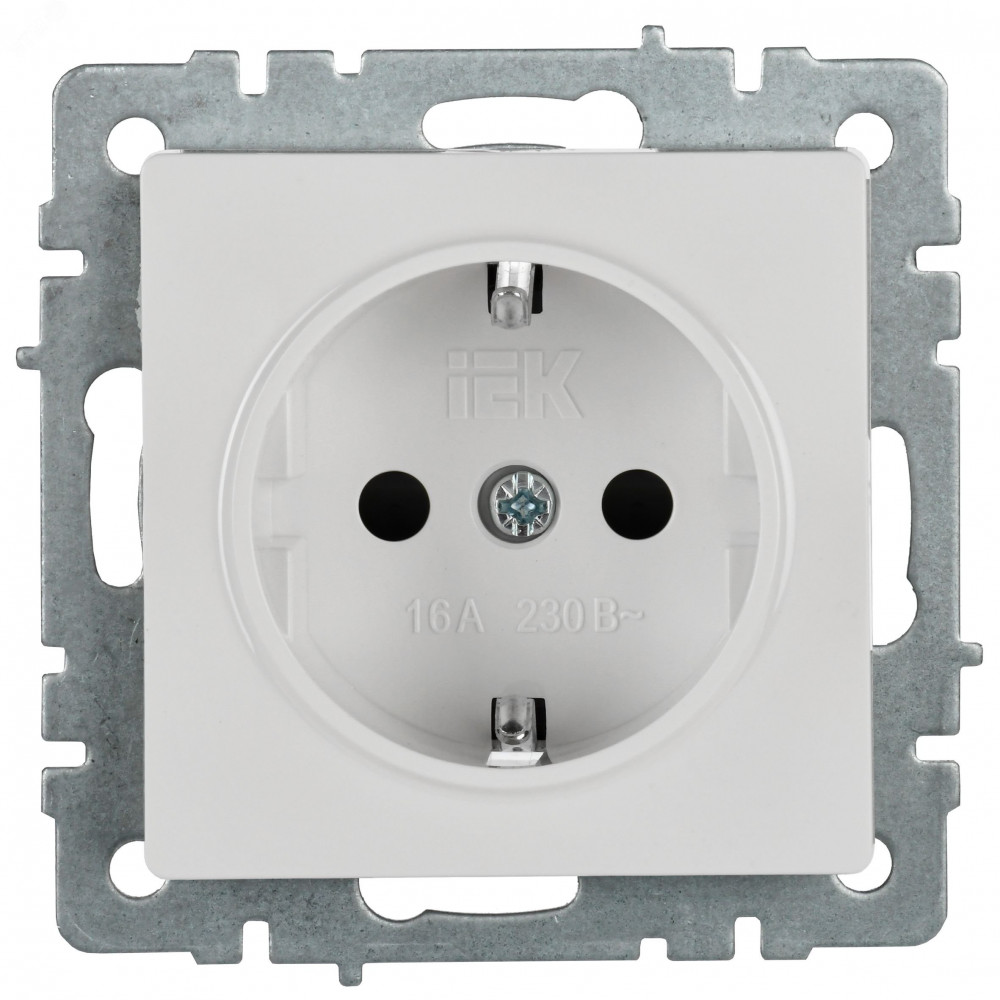 Изображение товара Силовая розетка BRITE РС14-1-0-БрБ с защитными шторками 16А