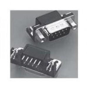 L17HTNES4R2C, Стандартные соединители D-Sub  9P R/A Hi Temp Skt Rear Insert 4-40