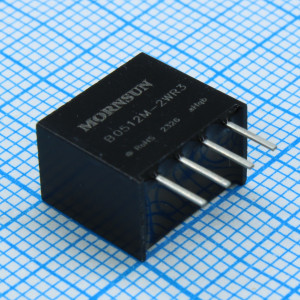 B0512M-2WR3, Преобразователь DC/DC 2Вт вход 5В выход 12В/160мА