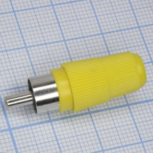 RCA 4001 Y(4007), RCA штекер кабельный, разъем типа "тюльпан"