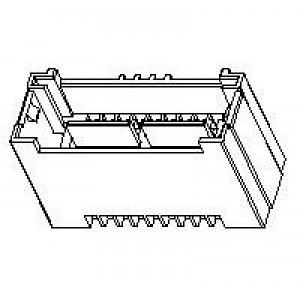 2108505-1, Электропитание платы 2.5 SDL 18P CAP HSG 2ROW
