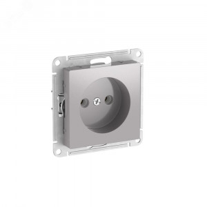Розетка AtlasDesign 16А без заземл. без шторок быстрозажим. клем. механизм алюм. SE ATN000341S