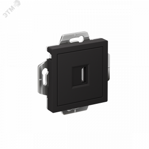 ATLASDESIGN РОЗЕТКА HDMI, механизм, КАРБОН ATN001080