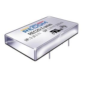 REC20-243.4SZ, Преобразователи постоянного тока в постоянный с изоляцией 20W 9-36Vin 3.4Vout 5000mA