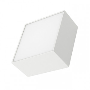 Светильник SP-QUADRO-S120x120-13W Warm3000 (WH, 120 deg, 230V) 034775, Накладной светильник. Мощность 13 Вт, св. поток 540-680 лм, 52 лм/Вт, теплый 3000 K, CRI>90, угол 120°, напряжение питания 230 В. Белый квадратный корпус из алюминия, экран PC, степень защиты IP40. Размер: длина 120 мм, ширина 120 мм, высота 59 мм. Монтаж