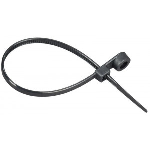 Хомут 3.6х150мм P6.6 с винтовым креплением черн. (уп.100шт) IEK UHH12-D036-150-100-K02