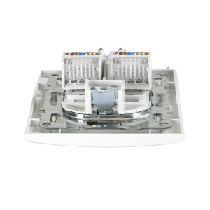 Розетка компьютерная 2-м СП Минск RJ45 бел. ERK02-035-10