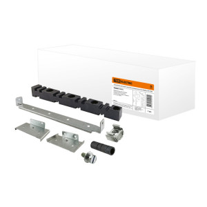 Изолятор шинный плоский универсальный ИШПу 4П (комплект) SQ0807-0101