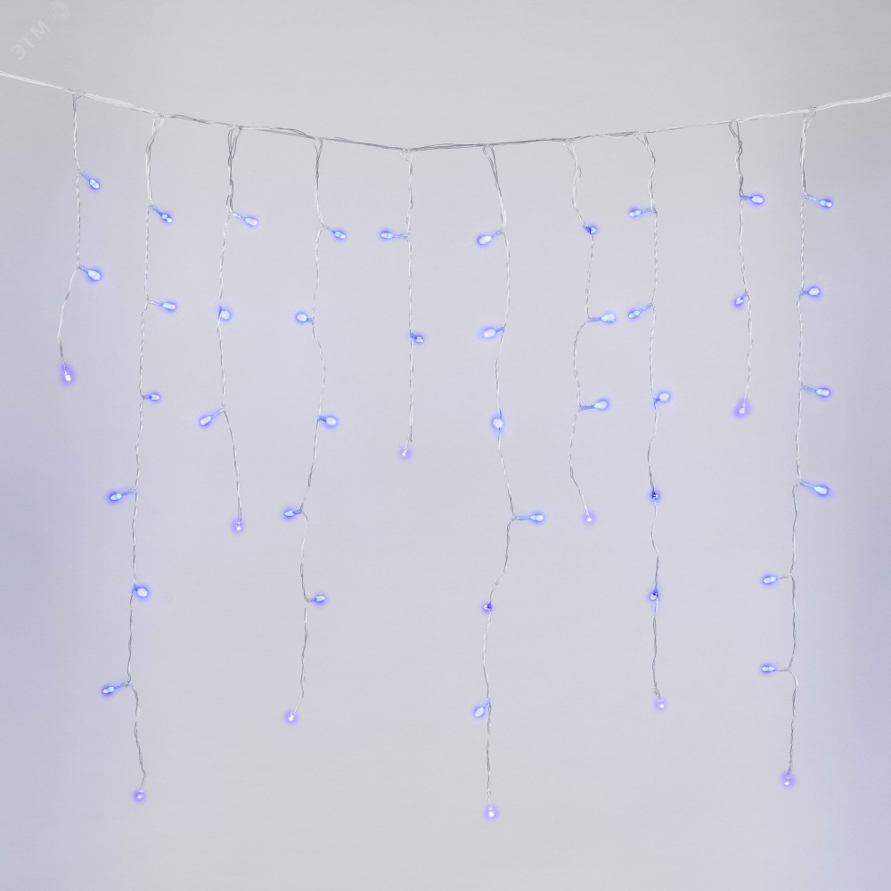 Изображение товара Светодиодная бахрома Uniel 6м 300LED синий IP44