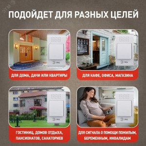 Звонок беспроводной аналоговый A02 Б0019874