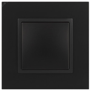 14-1101-05 Выключатель, 10АХ-250В, IP20, Elegance, антрацит (10/100/3000) Б0034212