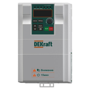 Преобразователь частоты DEKV060 3.7кВт 380В 3ф с тормозн. модулем DEKV060G3R7T4B