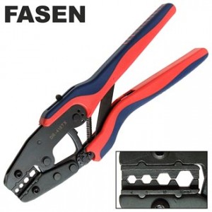 DR-416TX, Кримпер для обжима кабельных наконечников FASEN DR-416TX