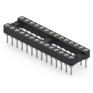 110-91-328-41-001000, Установочные панели для ИС и компонентов 28 PIN STD SOLDER TAIL SKT 200u Sn